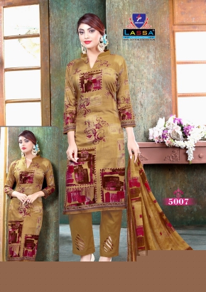 Karachi Cotton Vol-5 By Ap Dresses 5001 To 5010 Series Beautiful Pakistani Suits Stylish Fancy Colorful Party Wear & Ethnic Wear Pure Cotton Printed Dresses At Wholesale Price