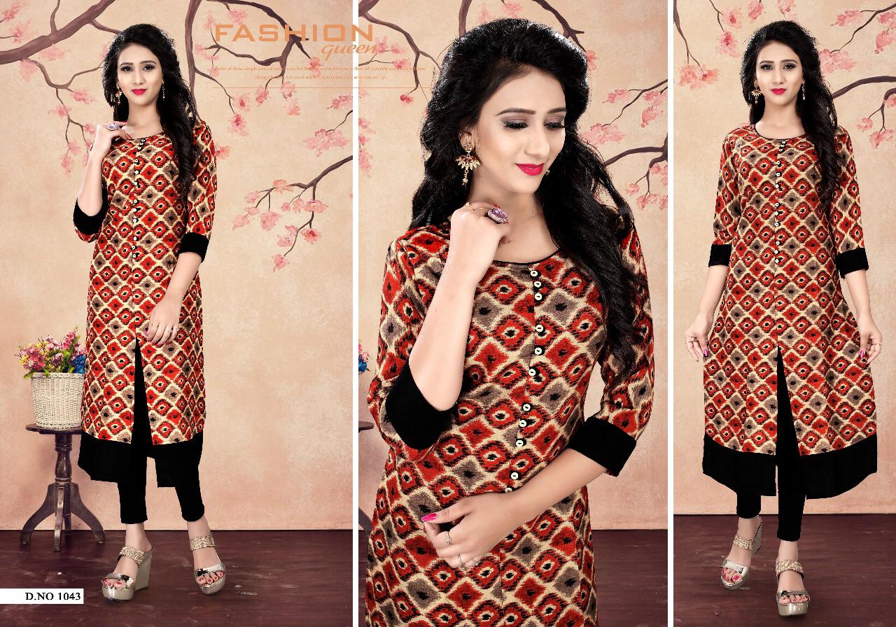 Karishma By Studio Manav Mills 1037 To 1048 Series Indian Traditional Wear Collection Beautiful Stylish Fancy Colorful Party Wear & Occasional Wear Heavy Rayon Kurtis At Wholesale Price