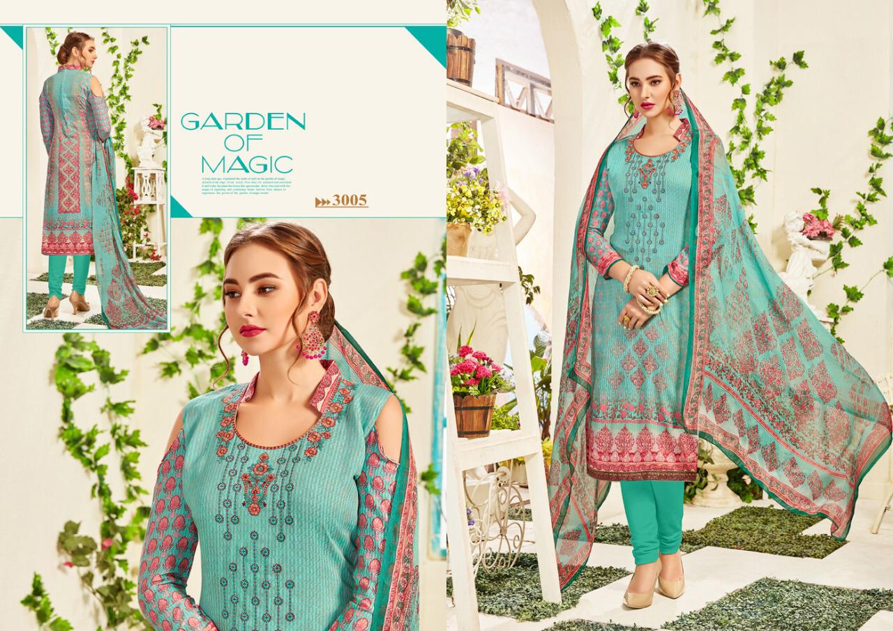 Karwa By Siyoni 3001 To 3008 Series Beautiful Suits Colorful Stylish Fancy Casual Wear & Ethnic Wear Pure Jam Silk Digital Print With Work Dresses At Wholesale Price
