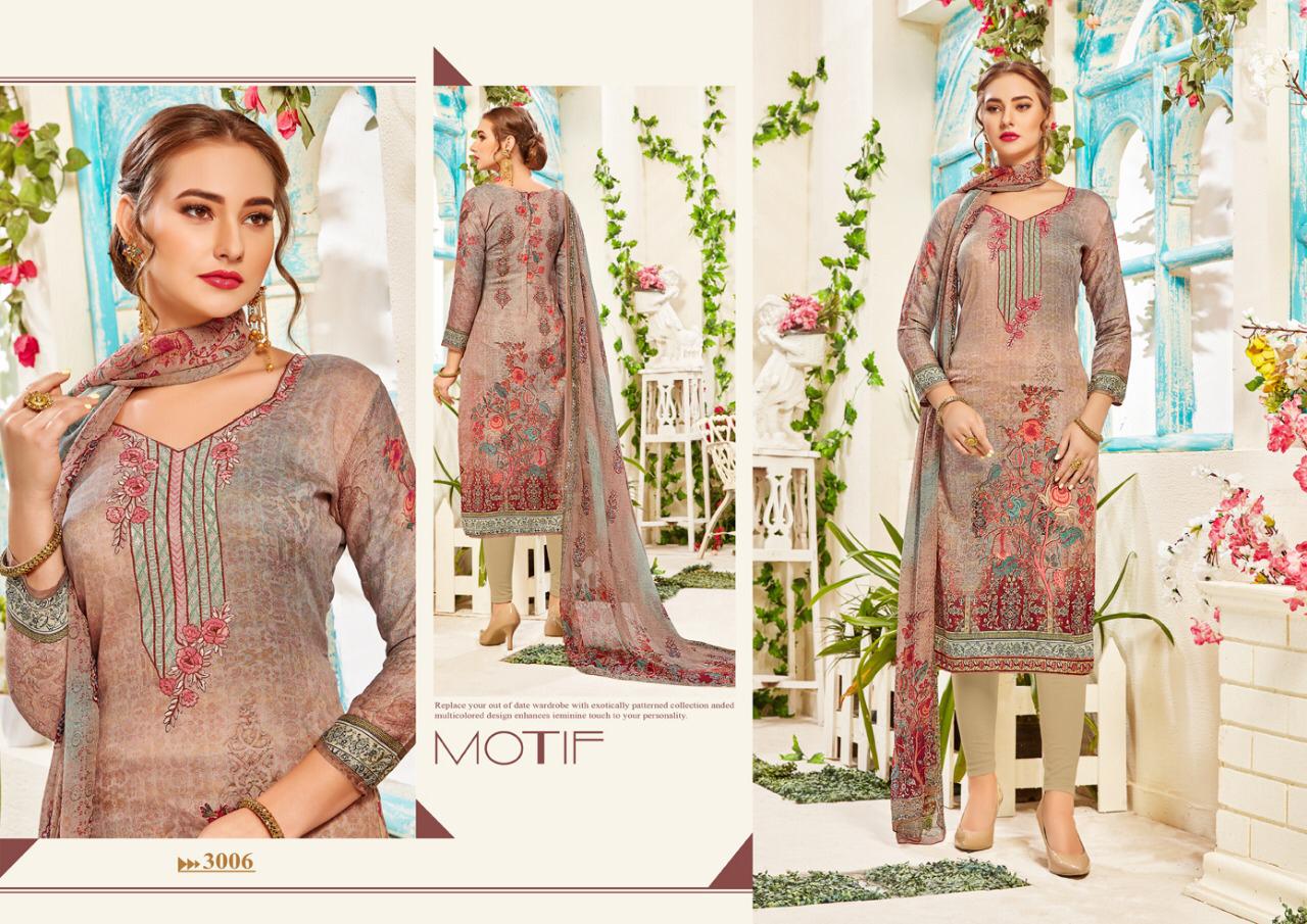 Karwa By Siyoni 3001 To 3008 Series Beautiful Suits Colorful Stylish Fancy Casual Wear & Ethnic Wear Pure Jam Silk Digital Print With Work Dresses At Wholesale Price