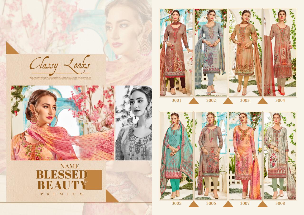 Karwa By Siyoni 3001 To 3008 Series Beautiful Suits Colorful Stylish Fancy Casual Wear & Ethnic Wear Pure Jam Silk Digital Print With Work Dresses At Wholesale Price