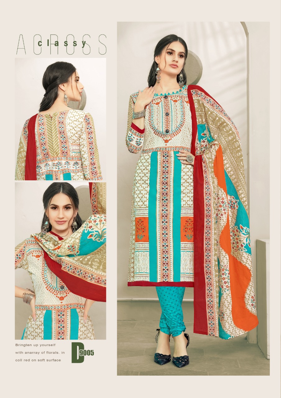 Kashish By Bindee 9001 To 9010 Series Beautiful Suits Stylish Fancy Colorful Casual Wear & Ethnic Wear & Ready To Wear Cotton Printed Dresses At Wholesale Price