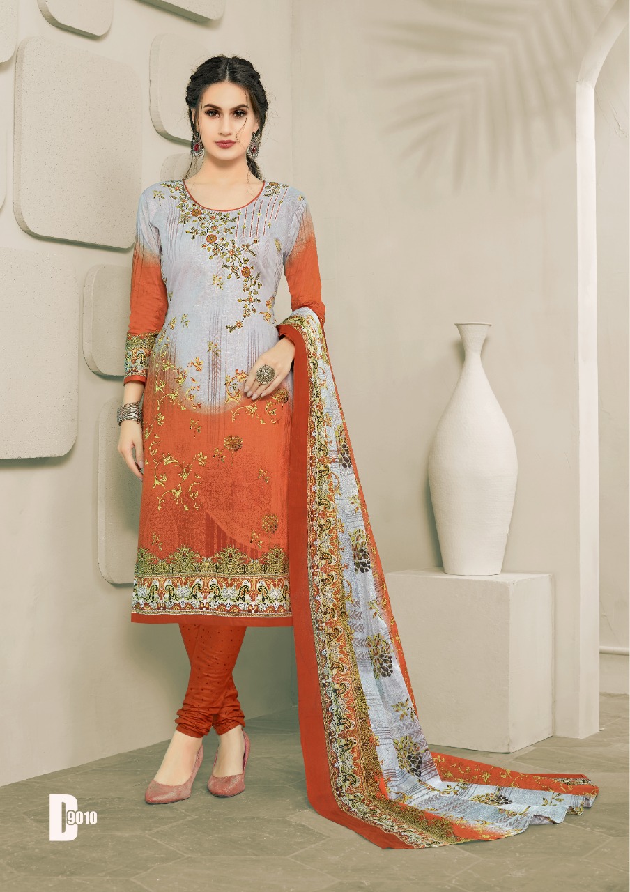 Kashish By Bindee 9001 To 9010 Series Beautiful Suits Stylish Fancy Colorful Casual Wear & Ethnic Wear & Ready To Wear Cotton Printed Dresses At Wholesale Price