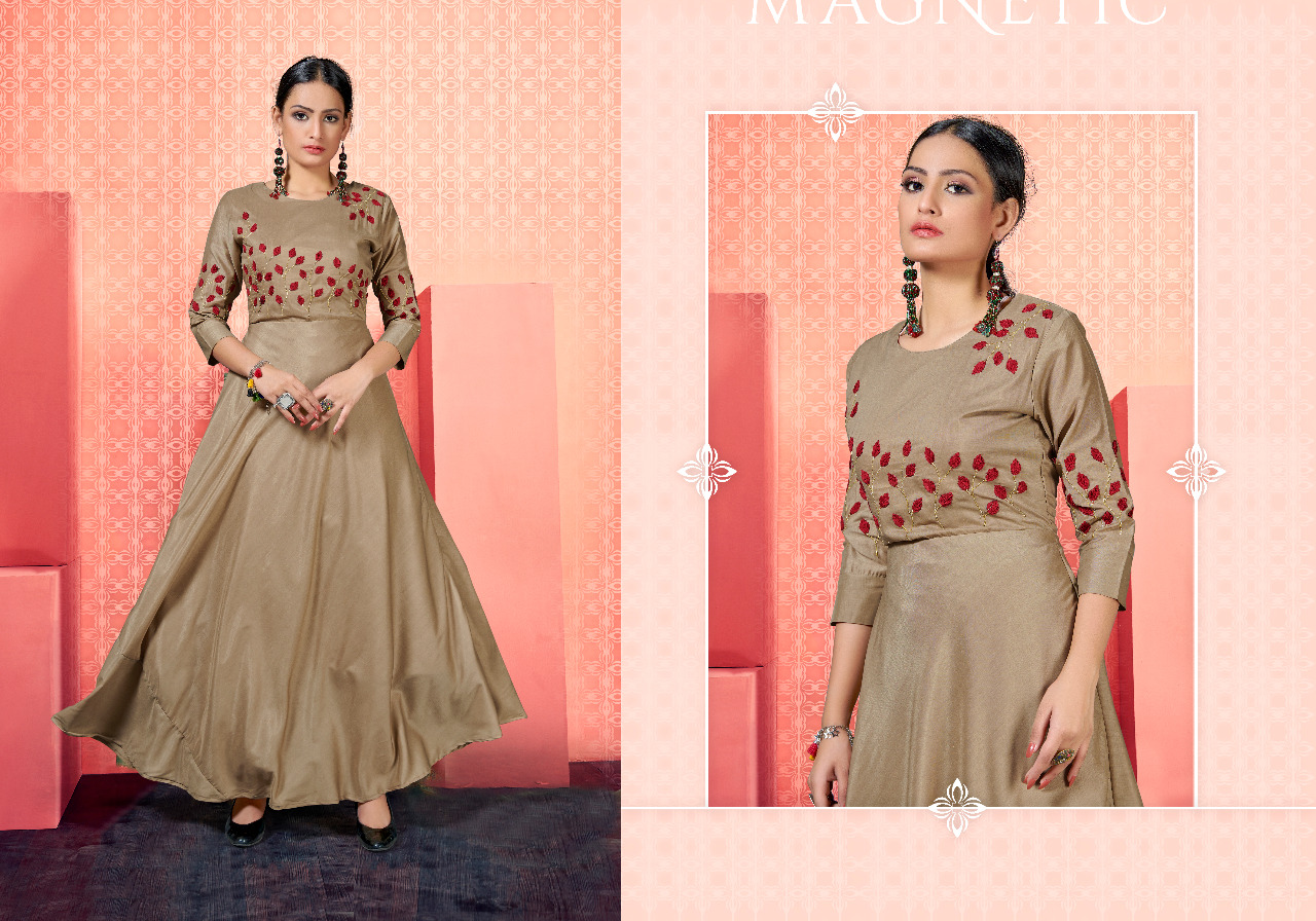 Kasmora By Rangshree 01 To 06 Series Beautiful Stylish Fancy Colorful Casual Wear & Ready To Wear & Ethnic Wear Polyster Muslin Kurtis At Wholesale Price