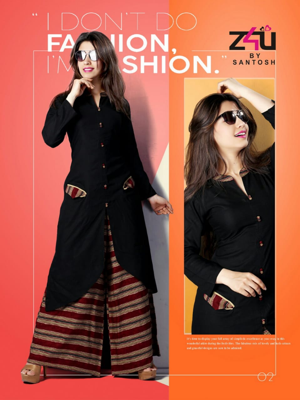 Kasturi By Z4u 01 To 10 Series Beautiful Stylish Fancy Colorful Casual Wear & Ethnic Wear & Ready To Wear Rayon Kurtis & Palazzos At Wholesale Price