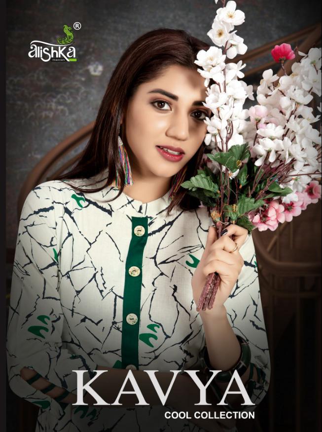 Kavya By Alishka Fashion 1001 To 1008 Series Beautiful Stylish Fancy Colorful Casual Wear & Ethnic Wear & Ready To Wear Tusar Cotton Printed Kurtis At Wholesale Price