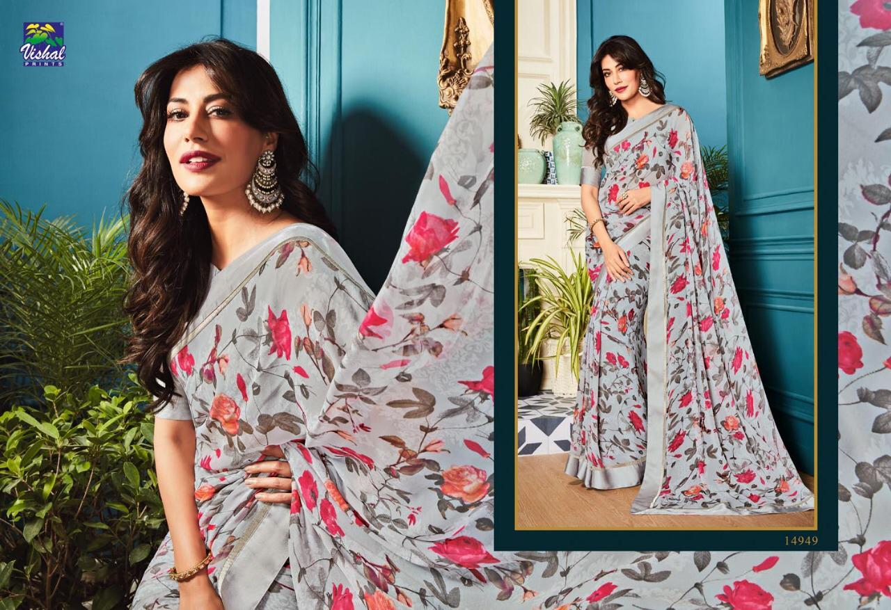 Kaavya By Vishal Prints 14949 To 14972 Series Indian Traditional Wear Collection Beautiful Stylish Fancy Colorful Party Wear & Occasional Wear Fancy Sarees At Wholesale Price