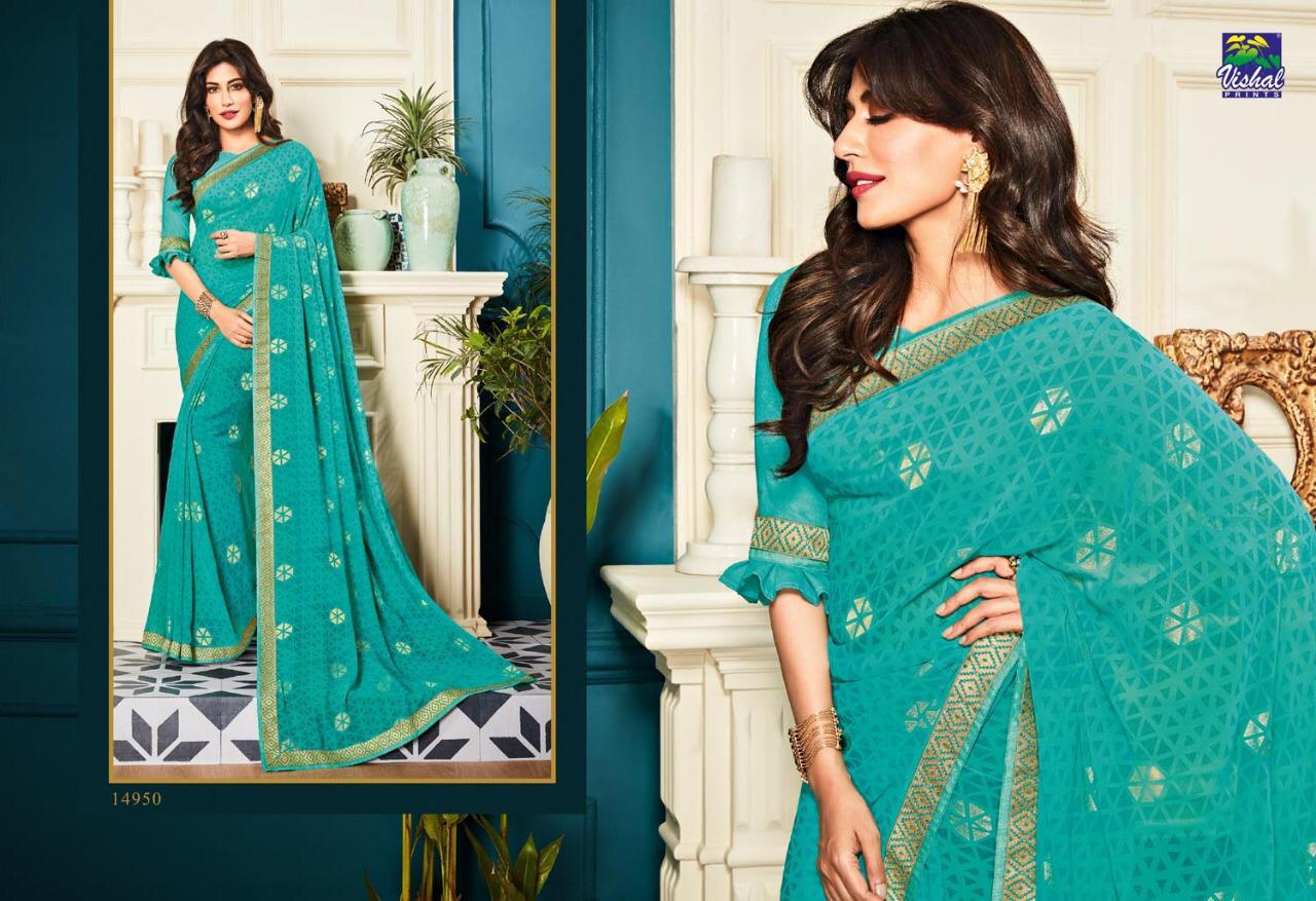 Kaavya By Vishal Prints 14949 To 14972 Series Indian Traditional Wear Collection Beautiful Stylish Fancy Colorful Party Wear & Occasional Wear Fancy Sarees At Wholesale Price