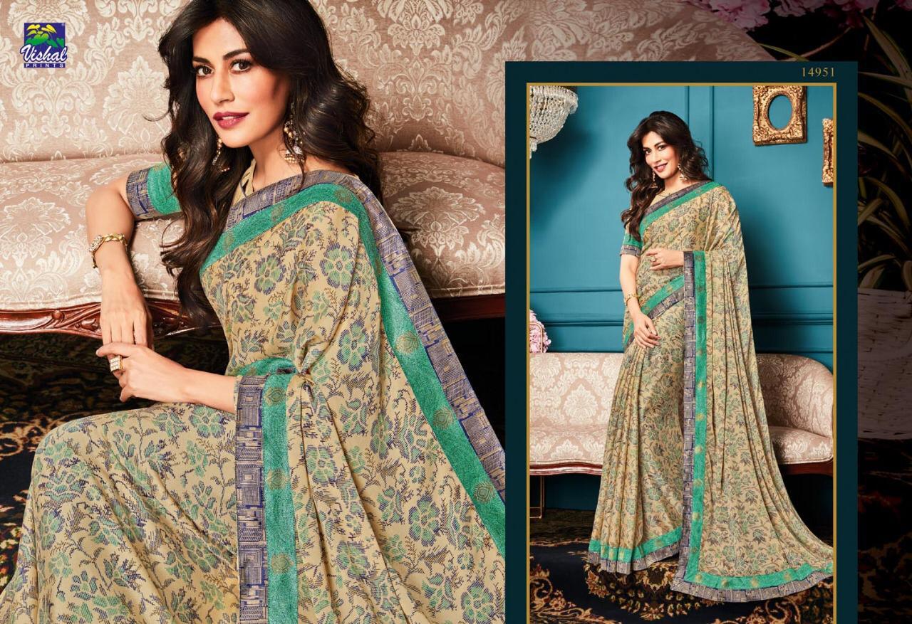 Kaavya By Vishal Prints 14949 To 14972 Series Indian Traditional Wear Collection Beautiful Stylish Fancy Colorful Party Wear & Occasional Wear Fancy Sarees At Wholesale Price