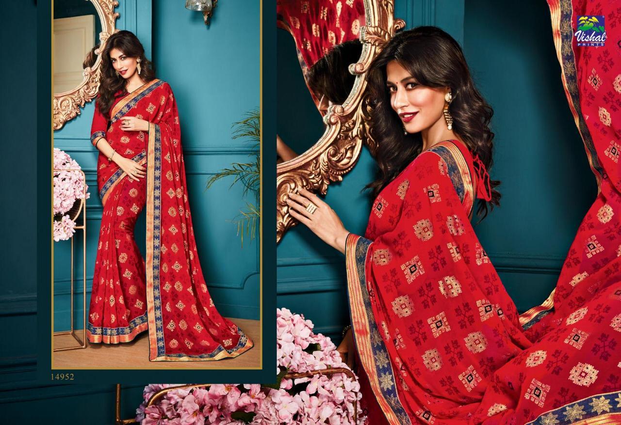 Kaavya By Vishal Prints 14949 To 14972 Series Indian Traditional Wear Collection Beautiful Stylish Fancy Colorful Party Wear & Occasional Wear Fancy Sarees At Wholesale Price