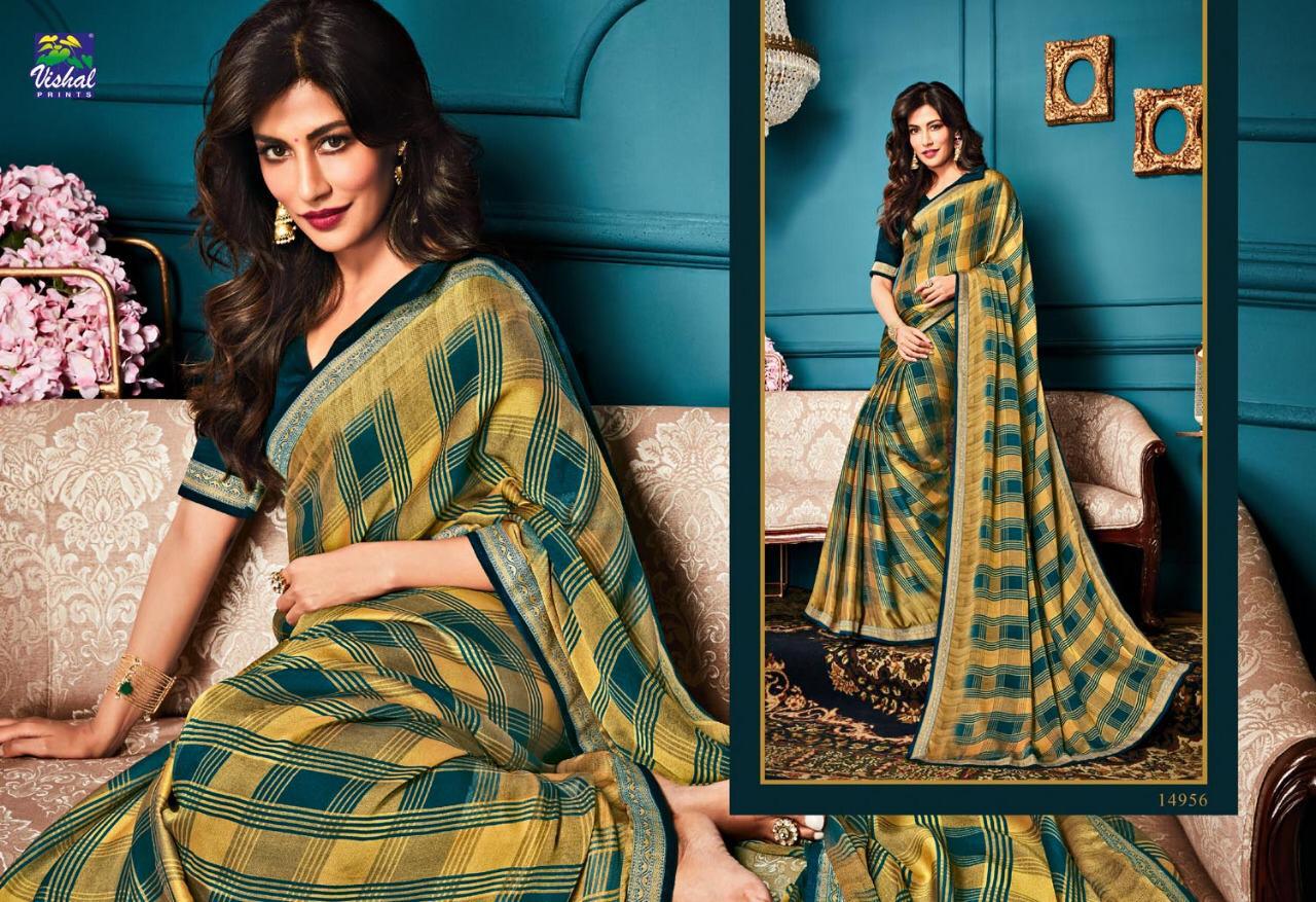 Kaavya By Vishal Prints 14949 To 14972 Series Indian Traditional Wear Collection Beautiful Stylish Fancy Colorful Party Wear & Occasional Wear Fancy Sarees At Wholesale Price