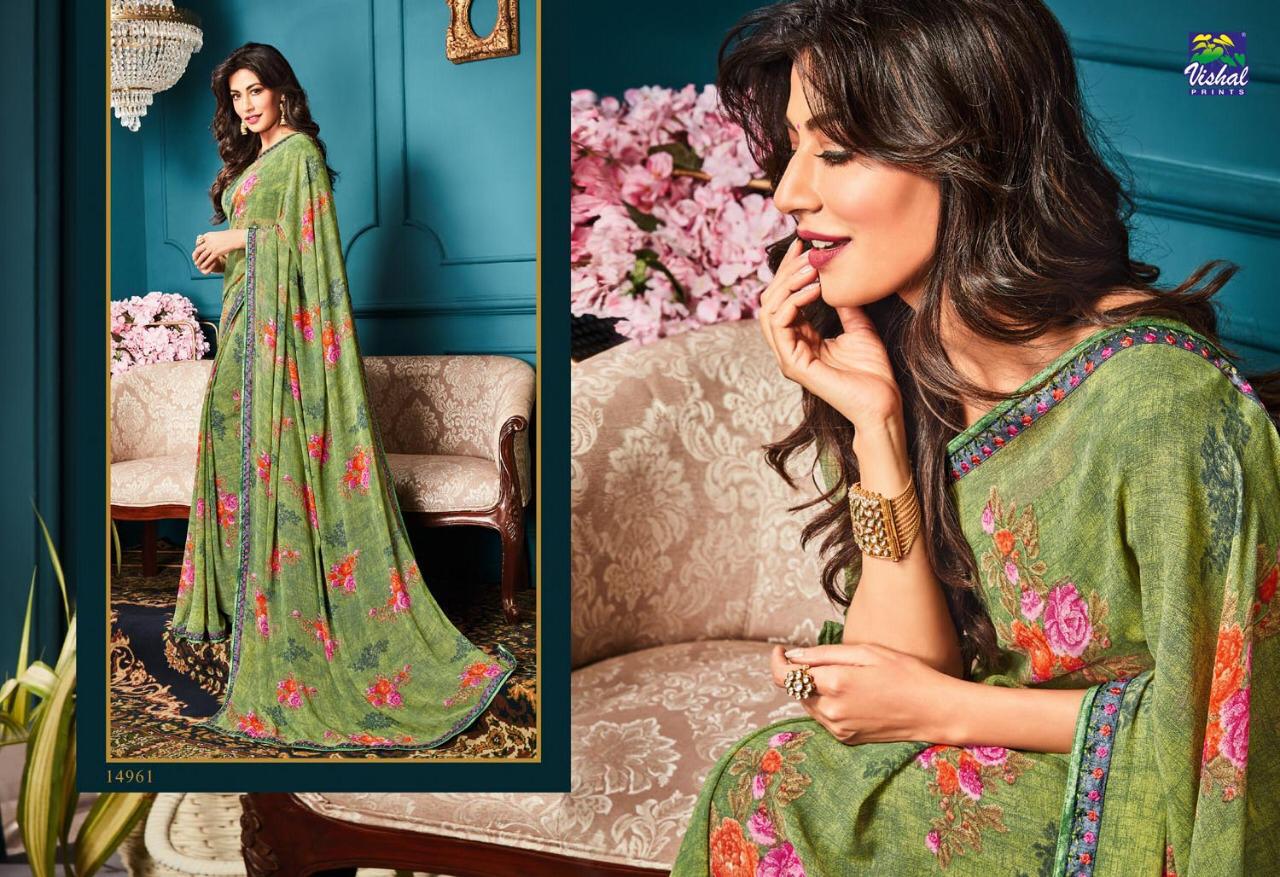 Kaavya By Vishal Prints 14949 To 14972 Series Indian Traditional Wear Collection Beautiful Stylish Fancy Colorful Party Wear & Occasional Wear Fancy Sarees At Wholesale Price