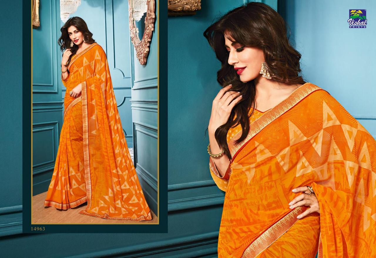 Kaavya By Vishal Prints 14949 To 14972 Series Indian Traditional Wear Collection Beautiful Stylish Fancy Colorful Party Wear & Occasional Wear Fancy Sarees At Wholesale Price