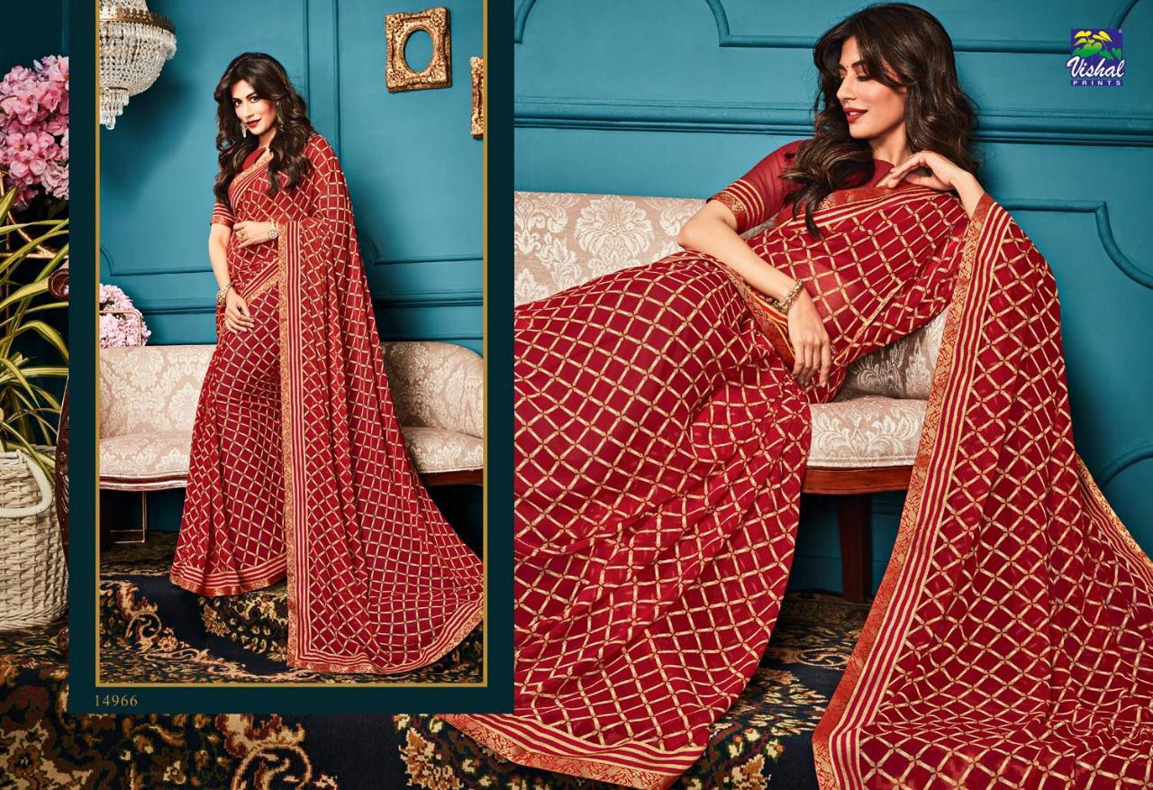 Kaavya By Vishal Prints 14949 To 14972 Series Indian Traditional Wear Collection Beautiful Stylish Fancy Colorful Party Wear & Occasional Wear Fancy Sarees At Wholesale Price