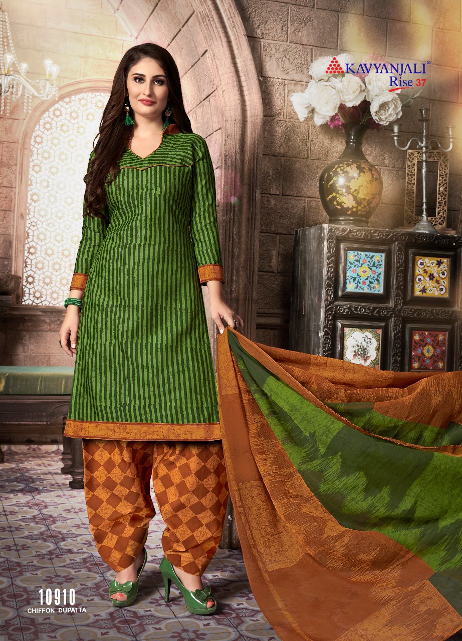 Kavyanjali By Rise 37 24001 To 24012 Series Beautiful Suits Colorful Stylish Fancy Colorful Casual Wear & Ethnic Wear Cotton Dresses At Wholesale Price