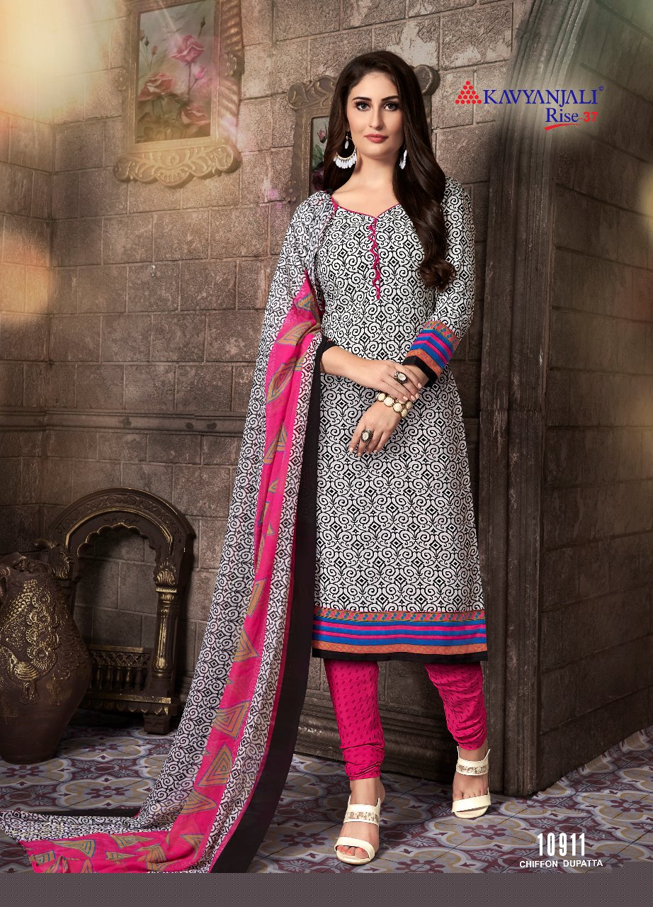 Kavyanjali By Rise 37 24001 To 24012 Series Beautiful Suits Colorful Stylish Fancy Colorful Casual Wear & Ethnic Wear Cotton Dresses At Wholesale Price