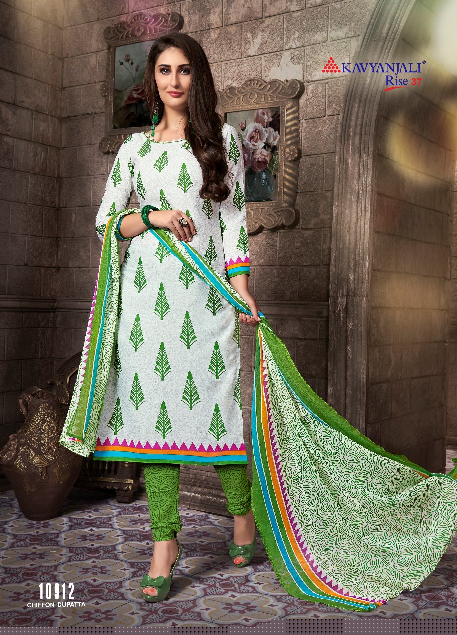 Kavyanjali By Rise 37 24001 To 24012 Series Beautiful Suits Colorful Stylish Fancy Colorful Casual Wear & Ethnic Wear Cotton Dresses At Wholesale Price
