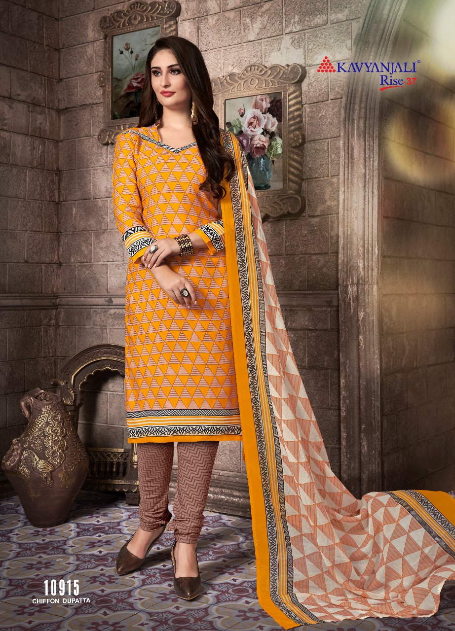 Kavyanjali By Rise 37 24001 To 24012 Series Beautiful Suits Colorful Stylish Fancy Colorful Casual Wear & Ethnic Wear Cotton Dresses At Wholesale Price