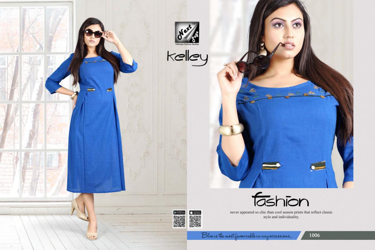 Kelley By Next Page 1001 To 1010 Series Designer Beautiful Stylish Colorful Fancy Ready To Wear & Casual Wear & Ethnic Wear Heavy Rayon And Cotton Kurtis At Wholesale Price
