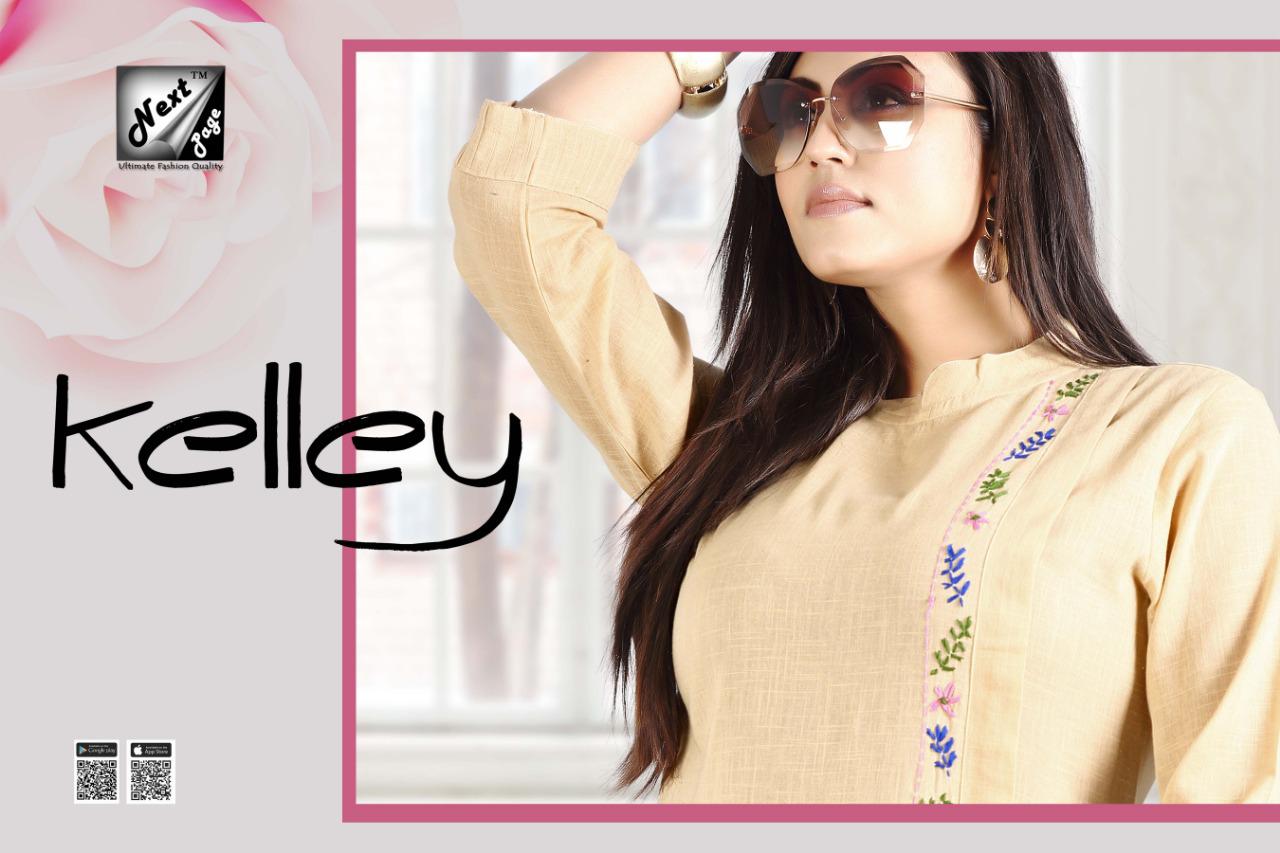 Kelley By Next Page 1001 To 1010 Series Designer Beautiful Stylish Colorful Fancy Ready To Wear & Casual Wear & Ethnic Wear Heavy Rayon And Cotton Kurtis At Wholesale Price
