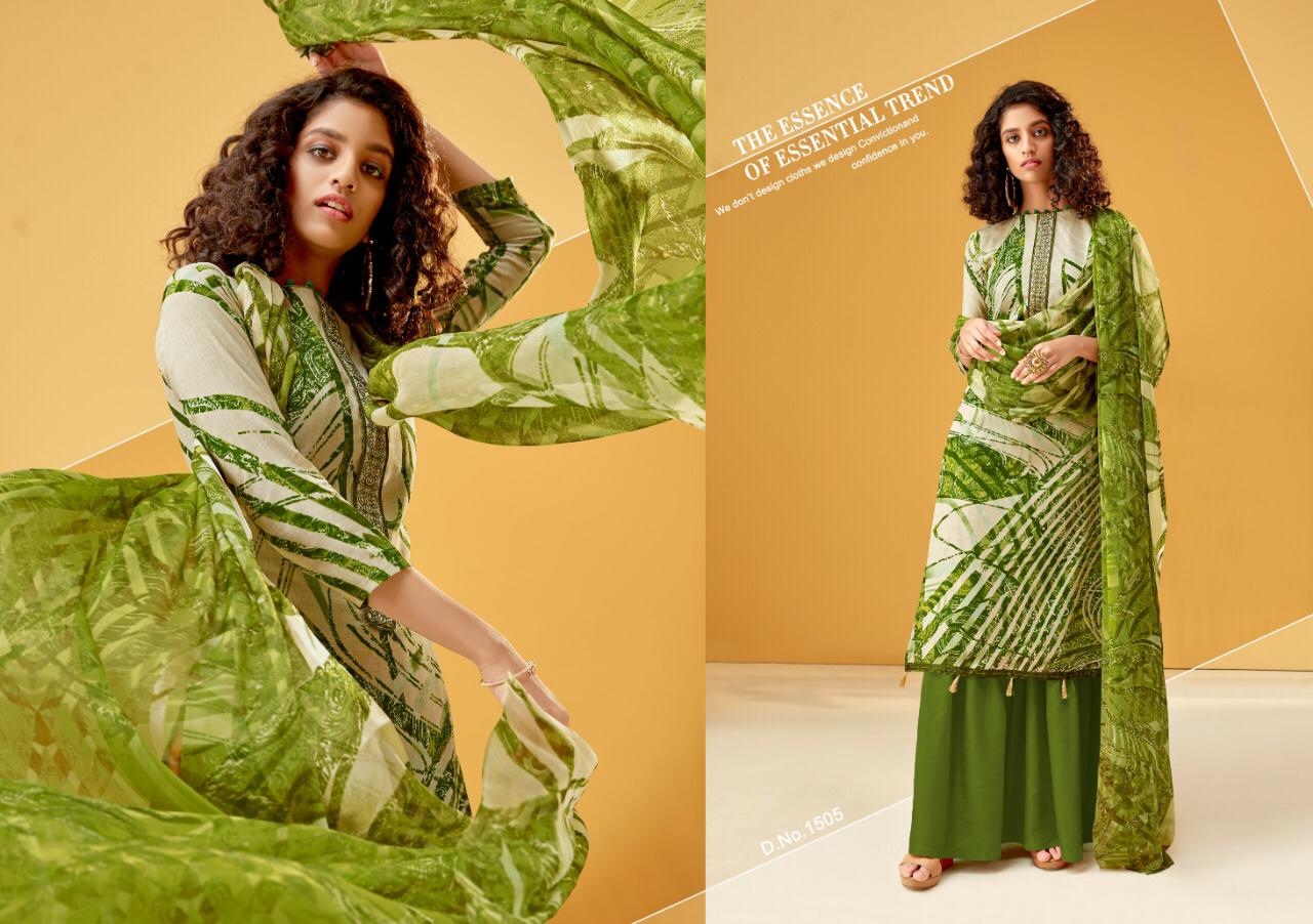 Kesari Vol-15 By Ankit Textile 1501 To 1508 Series Beautiful Suits Colorful Stylish Fancy Colorful Casual Wear & Ethnic Wear Cambric Cotton Print With Work Dresses At Wholesale Price