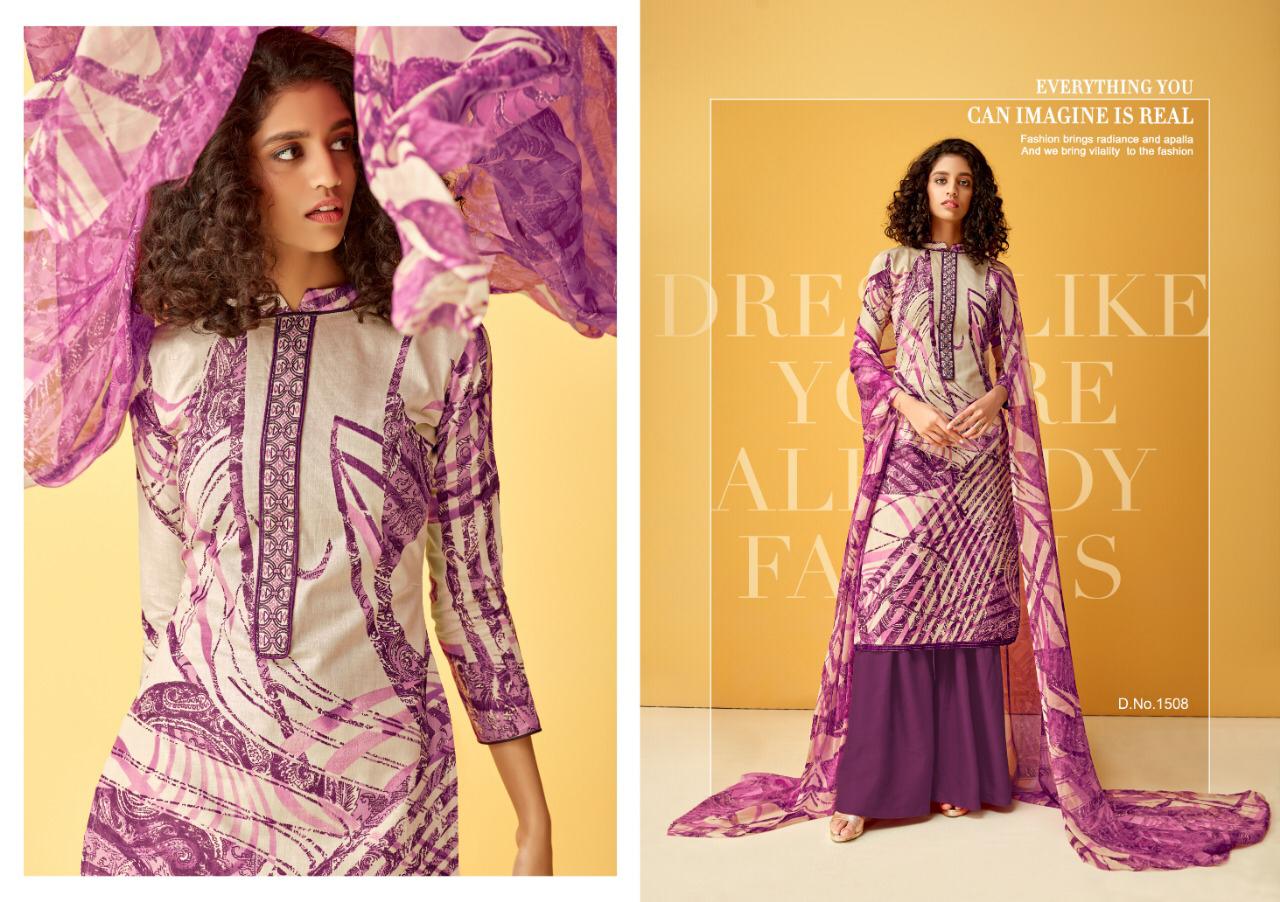Kesari Vol-15 By Ankit Textile 1501 To 1508 Series Beautiful Suits Colorful Stylish Fancy Colorful Casual Wear & Ethnic Wear Cambric Cotton Print With Work Dresses At Wholesale Price
