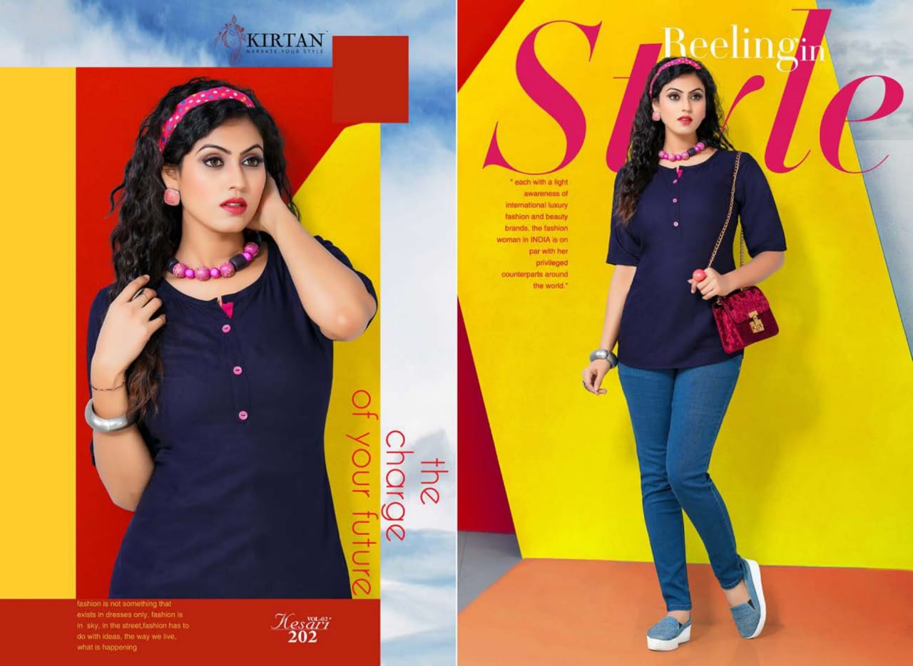 Kesari Vol 2 By Kirtan 201 To 208 Series Beautiful Stylish Colorful Fancy Ethnic Wear & Casual Wear Heavy Rayon Kurtis At Wholesale Price