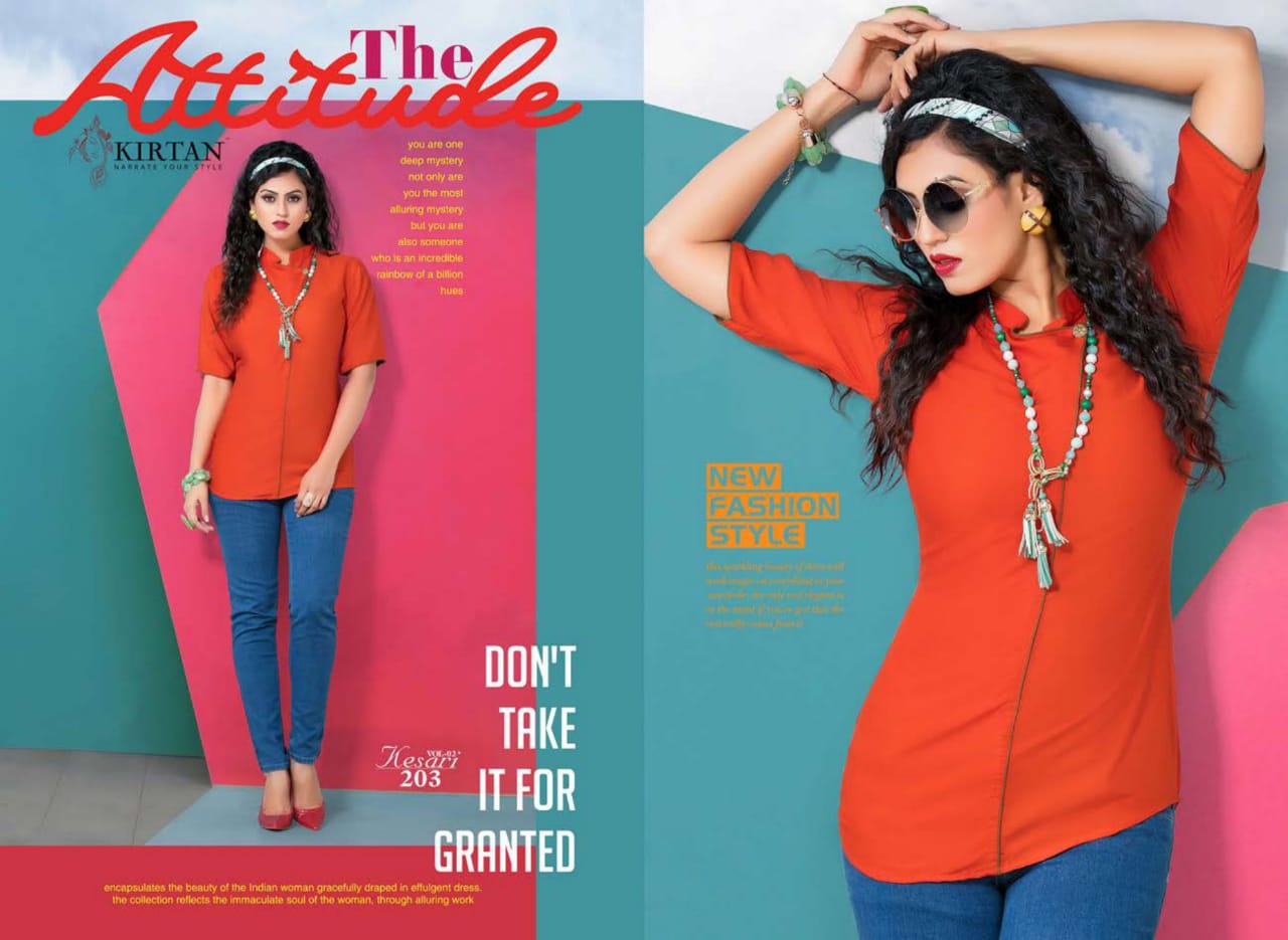 Kesari Vol 2 By Kirtan 201 To 208 Series Beautiful Stylish Colorful Fancy Ethnic Wear & Casual Wear Heavy Rayon Kurtis At Wholesale Price