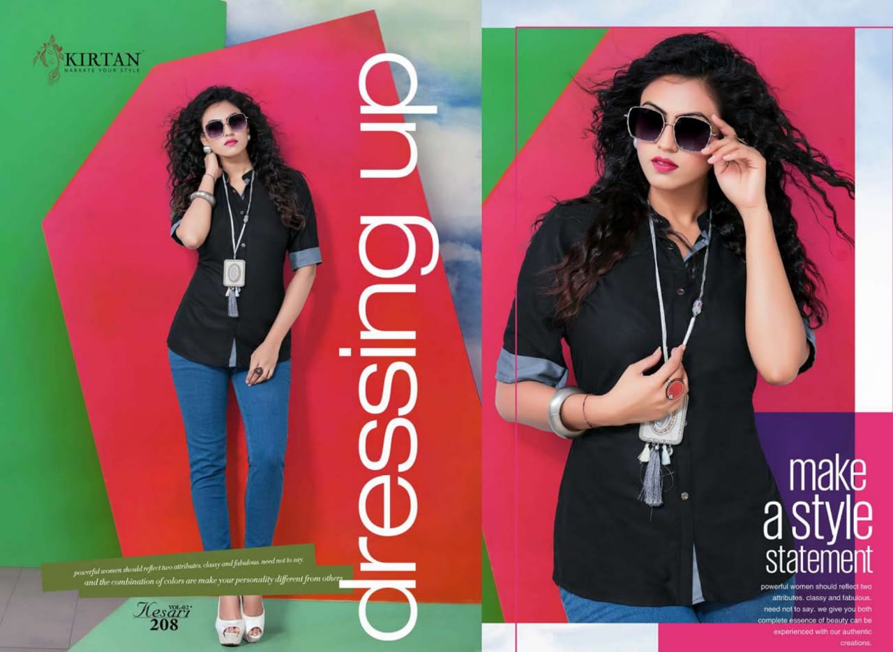 Kesari Vol 2 By Kirtan 201 To 208 Series Beautiful Stylish Colorful Fancy Ethnic Wear & Casual Wear Heavy Rayon Kurtis At Wholesale Price