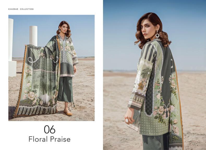 Khaddar By Baroque 01 & 10 Series Beautiful Pakistani Suits Stylish Fancy Colorful Party Wear & Ethnic Wear Collection Lawn Embroidered Dresses At Wholesale Price