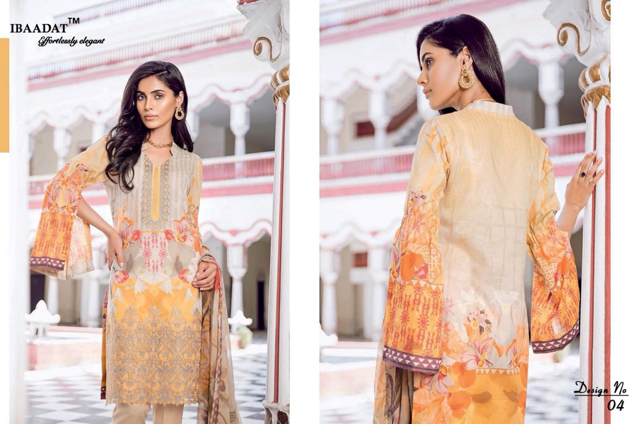 Khas Vol-2 By Ibaadat 01 To 07 Series Pakistani Suits Beautiful Stylish Fancy Colorful Designer Party Wear & Ethnic Wear Pure Lawn Digital Print Dresses At Wholesale Price