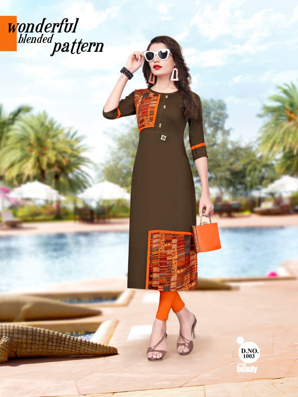 Khushi By Laxmi Designer 1001 To 1008 Series Beautiful Stylish Fancy Colorful Casual Wear & Ethnic Wear & Ready To Wear Rayon Printed Kurtis At Wholesale Price