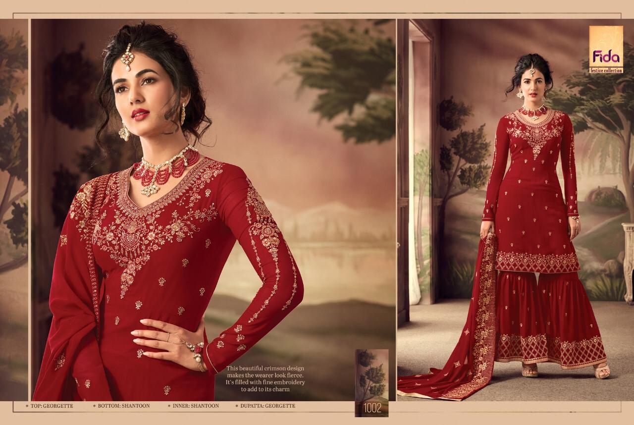 Khwahish By Fida 1001 To 1006 Series Designer Wedding Collection Suits Colorful Fancy Beautiful Stylish Party Wear & Occasional Wear Georgette Embroidered Dresses At Wholesale Price