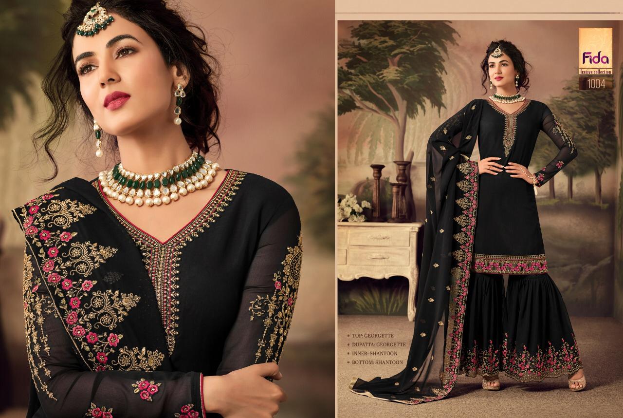 Khwahish By Fida 1001 To 1006 Series Designer Wedding Collection Suits Colorful Fancy Beautiful Stylish Party Wear & Occasional Wear Georgette Embroidered Dresses At Wholesale Price