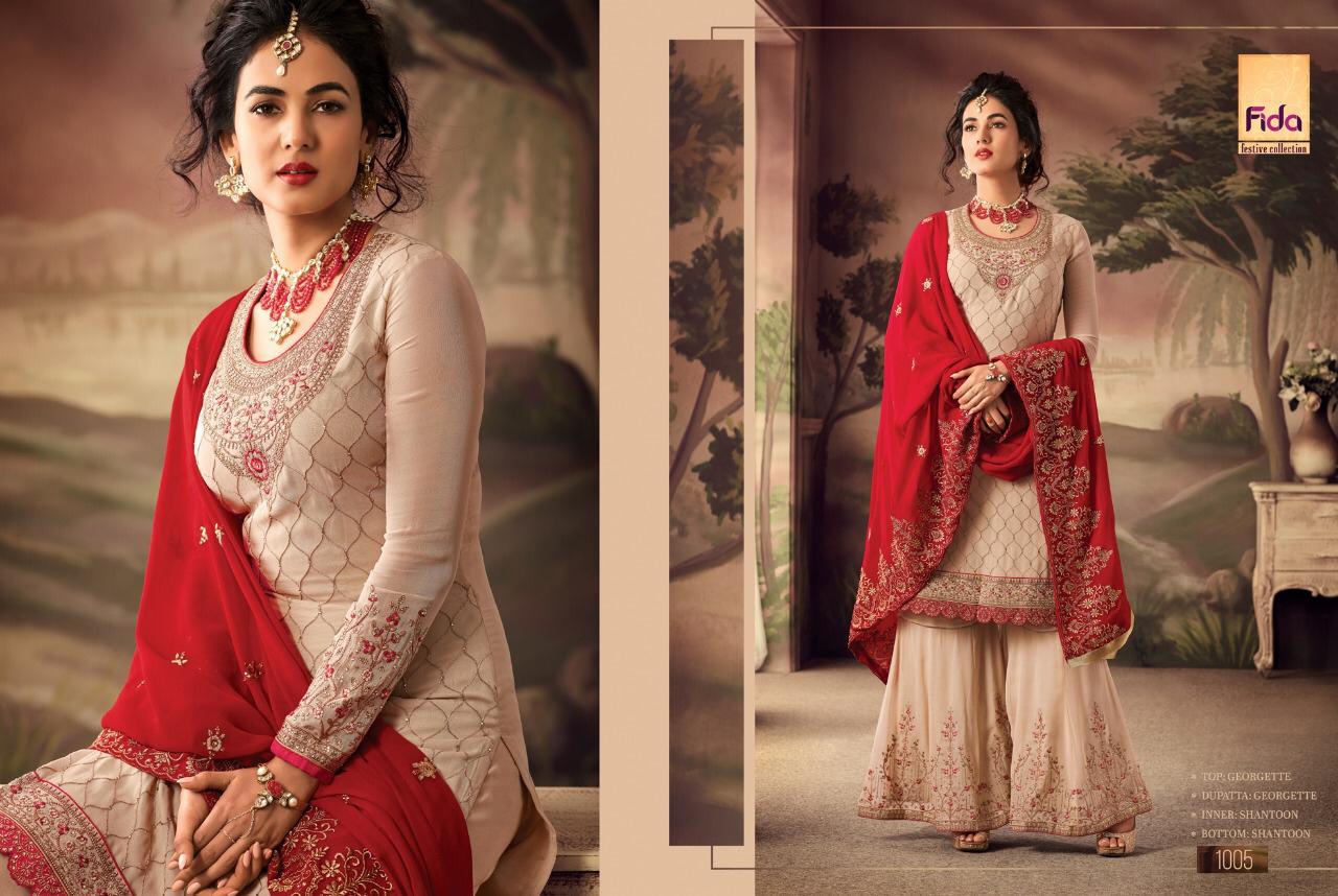 Khwahish By Fida 1001 To 1006 Series Designer Wedding Collection Suits Colorful Fancy Beautiful Stylish Party Wear & Occasional Wear Georgette Embroidered Dresses At Wholesale Price