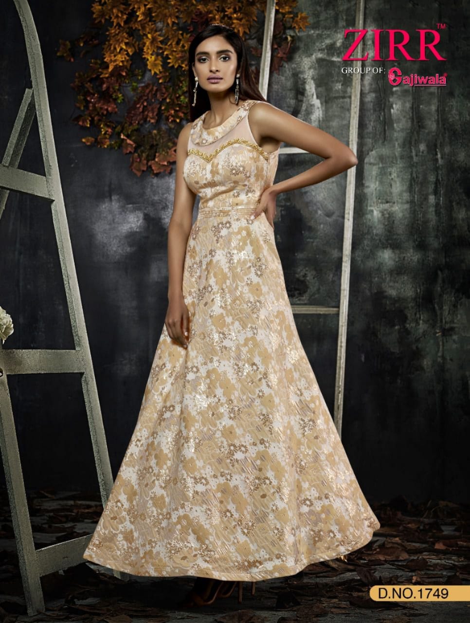 Kiera By Gajiwala Sarees 1747 To 1755 Series Designer Gown Collection Beautiful Stylish Fancy Colorful Party Wear & Occasional Wear Heavy Fancy Gowns At Wholesale Price