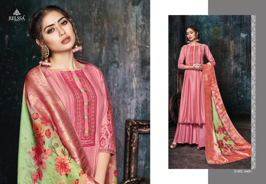 Kilol Vol-2 By Relssa Fabrics 5401 To 5408 Series Indian Traditional Wear Collection Beautiful Stylish Fancy Colorful Party Wear & Occasional Wear Muslin Silk Printede Dresses At Wholesale Price