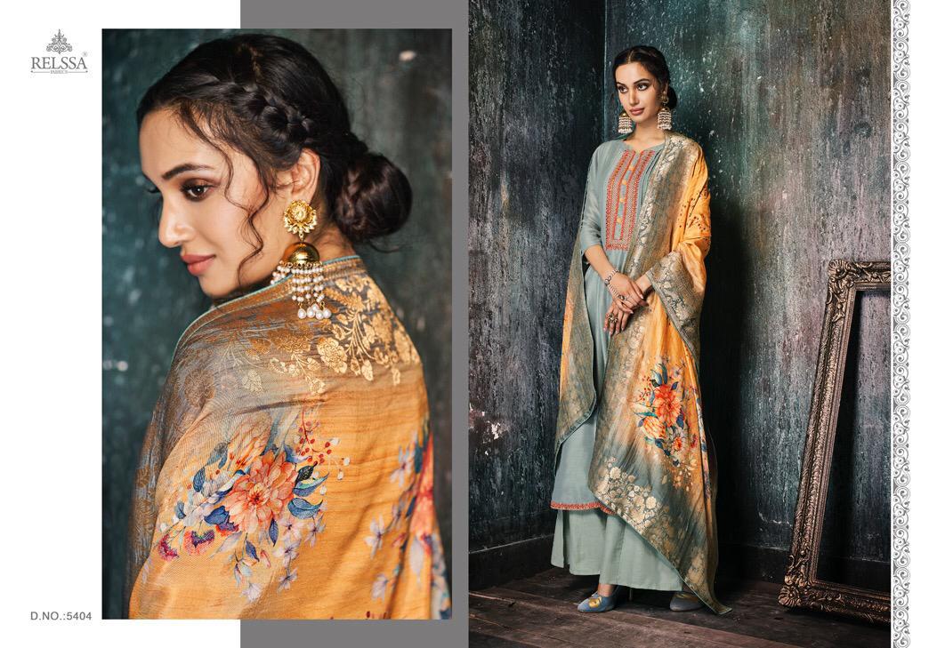 Kilol Vol-2 By Relssa Fabrics 5401 To 5408 Series Indian Traditional Wear Collection Beautiful Stylish Fancy Colorful Party Wear & Occasional Wear Muslin Silk Printede Dresses At Wholesale Price