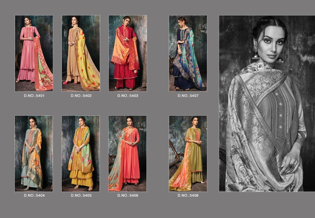 Kilol Vol-2 By Relssa Fabrics 5401 To 5408 Series Indian Traditional Wear Collection Beautiful Stylish Fancy Colorful Party Wear & Occasional Wear Muslin Silk Printede Dresses At Wholesale Price