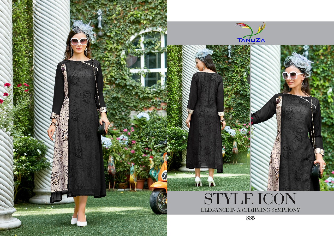 Krisha By Tanuza Fashion 331 To 341 Series Beautiful Colorful Stylish Fancy Casual Wear & Ethnic Wear & Ready To Wear Heavy Rayon Printed Kurtis At Wholesale Price