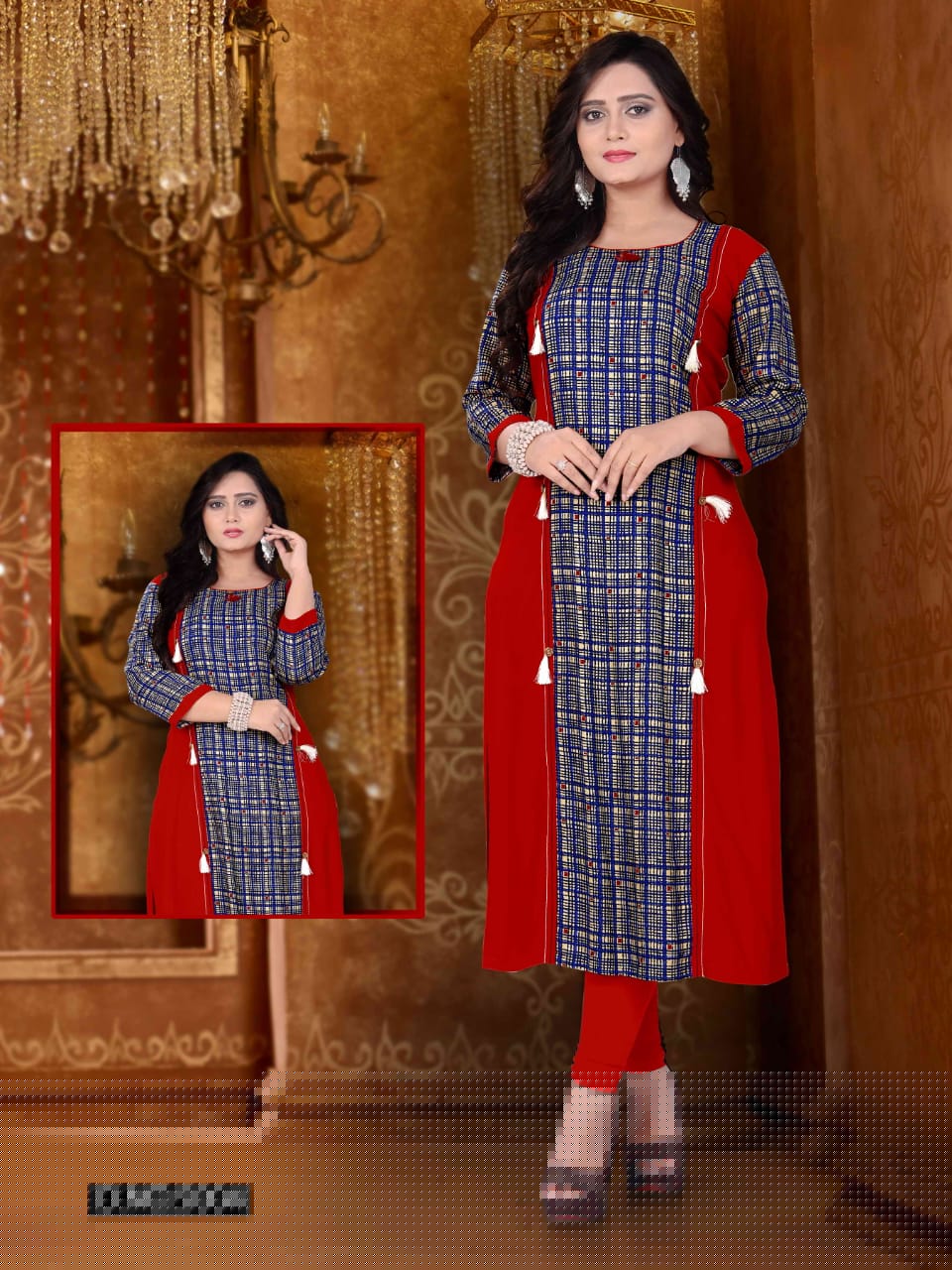 Kulfi Vol-5 By Aarav Collection 5001 To 5008 Series Beautiful Colorful Stylish Fancy Casual Wear & Ethnic Wear & Ready To Wear Pure Rayon Cotton Air-jet Kurtis At Wholesale Price
