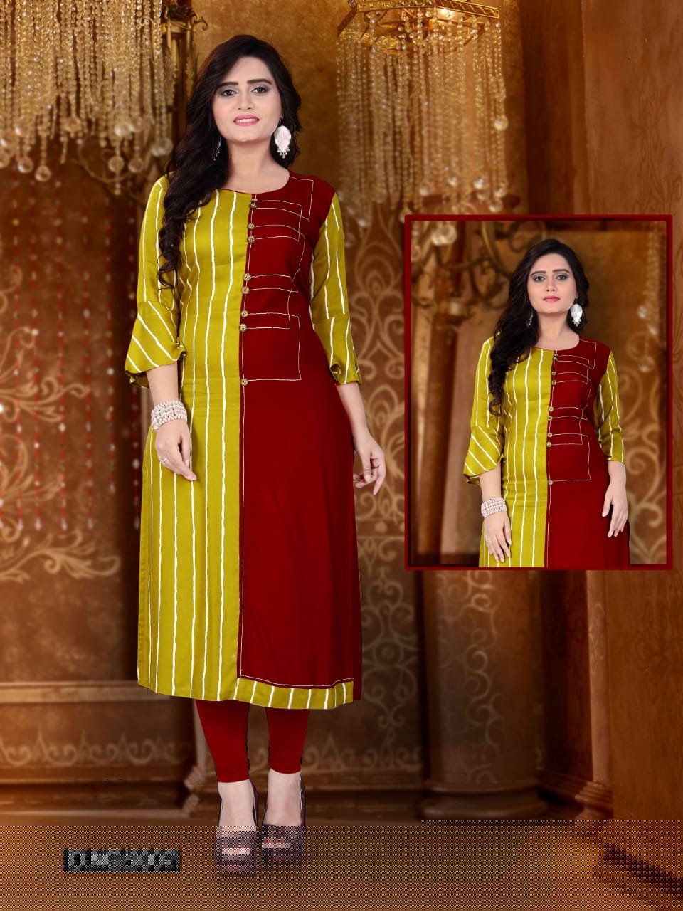 Kulfi Vol-5 By Aarav Collection 5001 To 5008 Series Beautiful Colorful Stylish Fancy Casual Wear & Ethnic Wear & Ready To Wear Pure Rayon Cotton Air-jet Kurtis At Wholesale Price