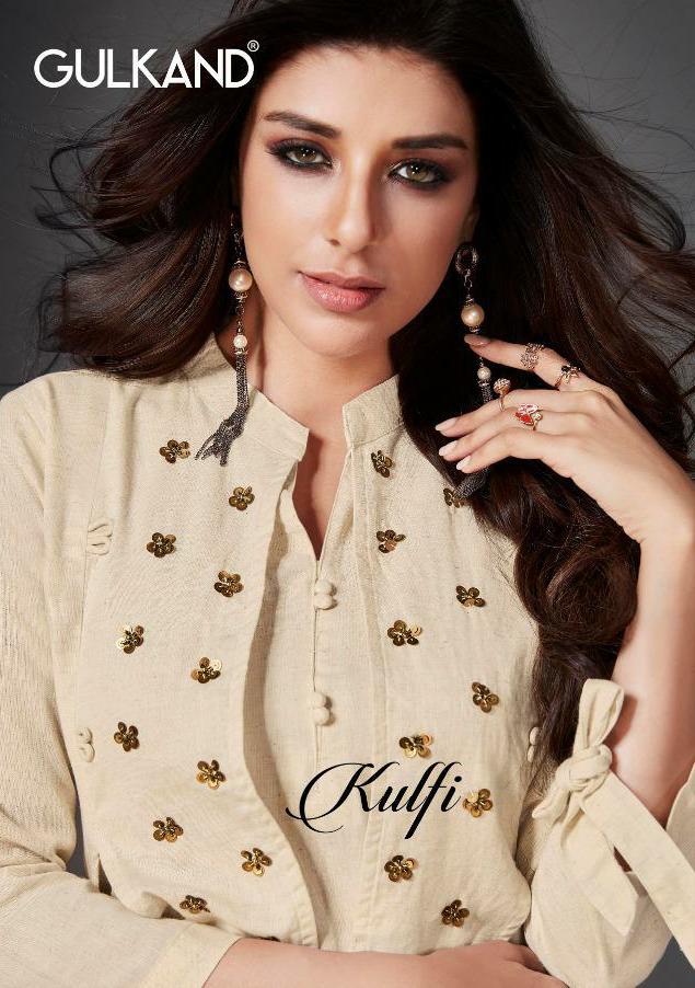 Kulfi By Gulkand 63 To 68 Series Stylish Colorful Fancy Beautiful Casual Wear & Ethnic Wear South Handloom Cotton With Khatli Work Kurtis At Wholesale Price