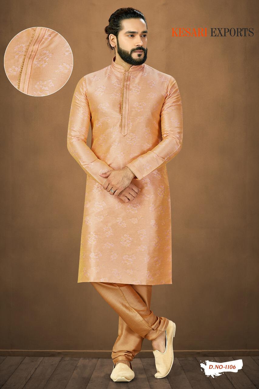 Kurta Pajama Vol-1 By Kesari Exports 1101 To 1125 Series Beautiful Colorful Stylish Fancy Casual Wear & Ethnic Wear & Ready To Wear Pure Banarasi Silk Kurtas With Pajamas At Wholesale Price
