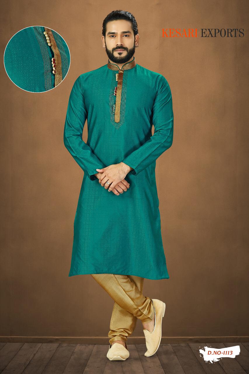 Kurta Pajama Vol-1 By Kesari Exports 1101 To 1125 Series Beautiful Colorful Stylish Fancy Casual Wear & Ethnic Wear & Ready To Wear Pure Banarasi Silk Kurtas With Pajamas At Wholesale Price