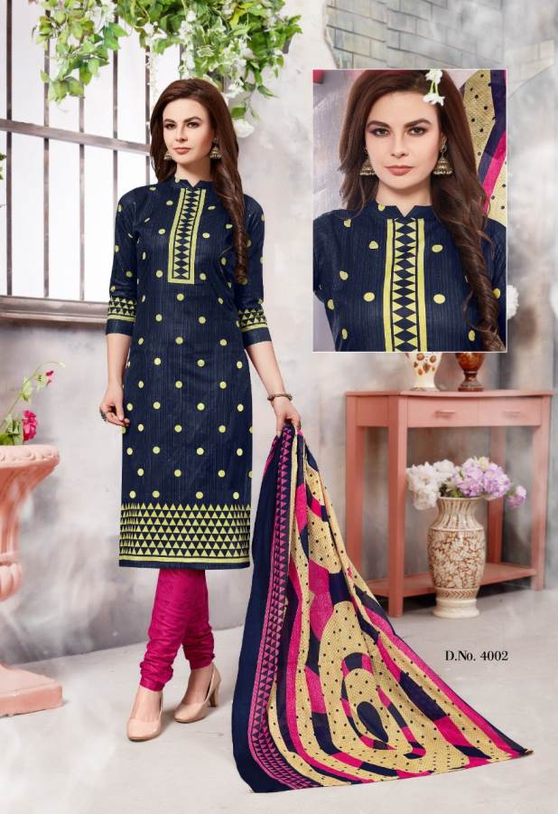 Laadki By Sc 4001 To 4016 Series Beautiful Suits Stylish Fancy Colorful Party Wear & Ethnic Wear Cotton Printed Dresses At Wholesale Price