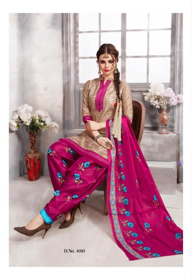 Laadki By Sc 4001 To 4016 Series Beautiful Suits Stylish Fancy Colorful Party Wear & Ethnic Wear Cotton Printed Dresses At Wholesale Price