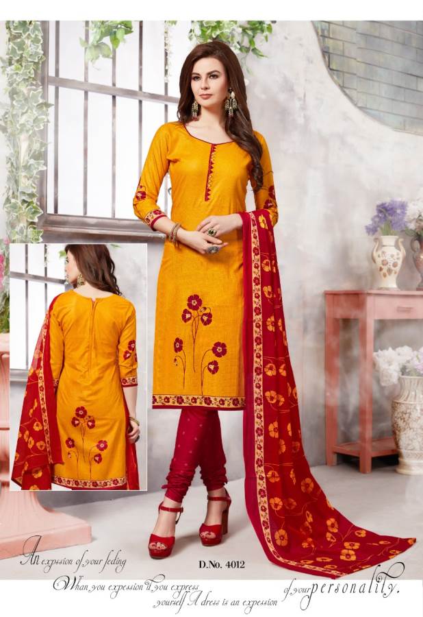 Laadki By Sc 4001 To 4016 Series Beautiful Suits Stylish Fancy Colorful Party Wear & Ethnic Wear Cotton Printed Dresses At Wholesale Price