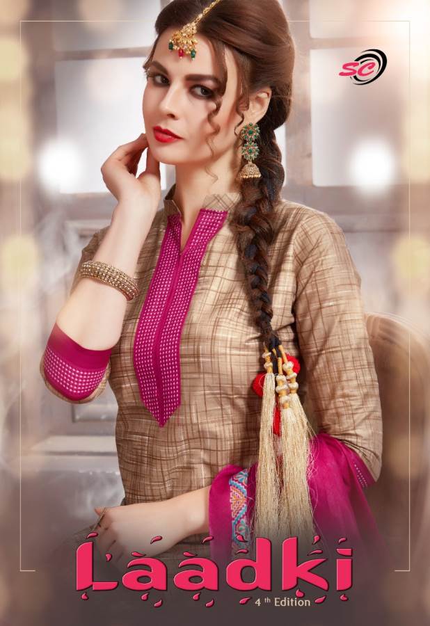 Laadki By Sc 4001 To 4016 Series Beautiful Suits Stylish Fancy Colorful Party Wear & Ethnic Wear Cotton Printed Dresses At Wholesale Price