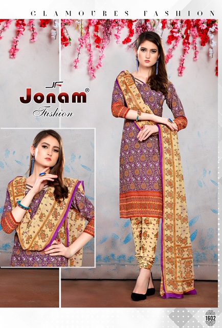 Laadli Vol-16 By Jonam Fashion 1601 To 1616 Series Beautiful Suits Stylish Colorful Fancy Casual Wear & Ethnic Wear Cotton Printed Dresses At Wholesale Price